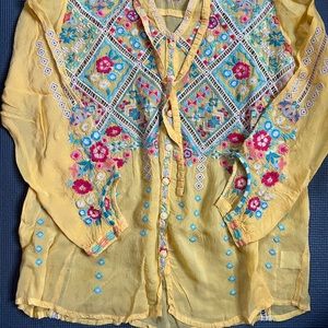 Johnny Was blouse, size Small, beautiful
